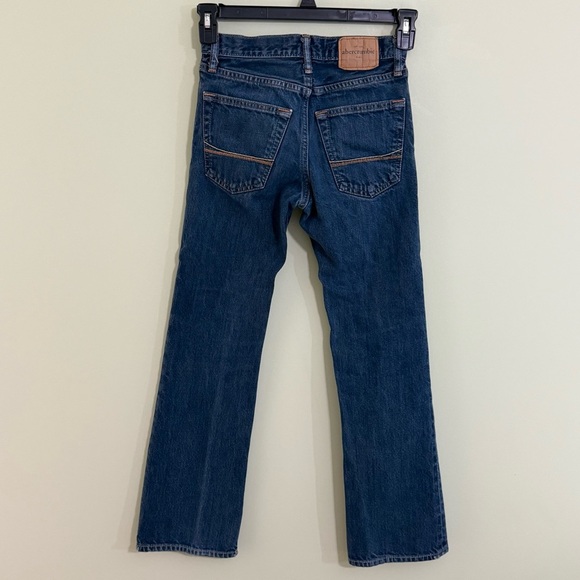 Abercrombie & Fitch boys blue jean boys size 12 slim  button fly prewashed - Picture 2 of 9